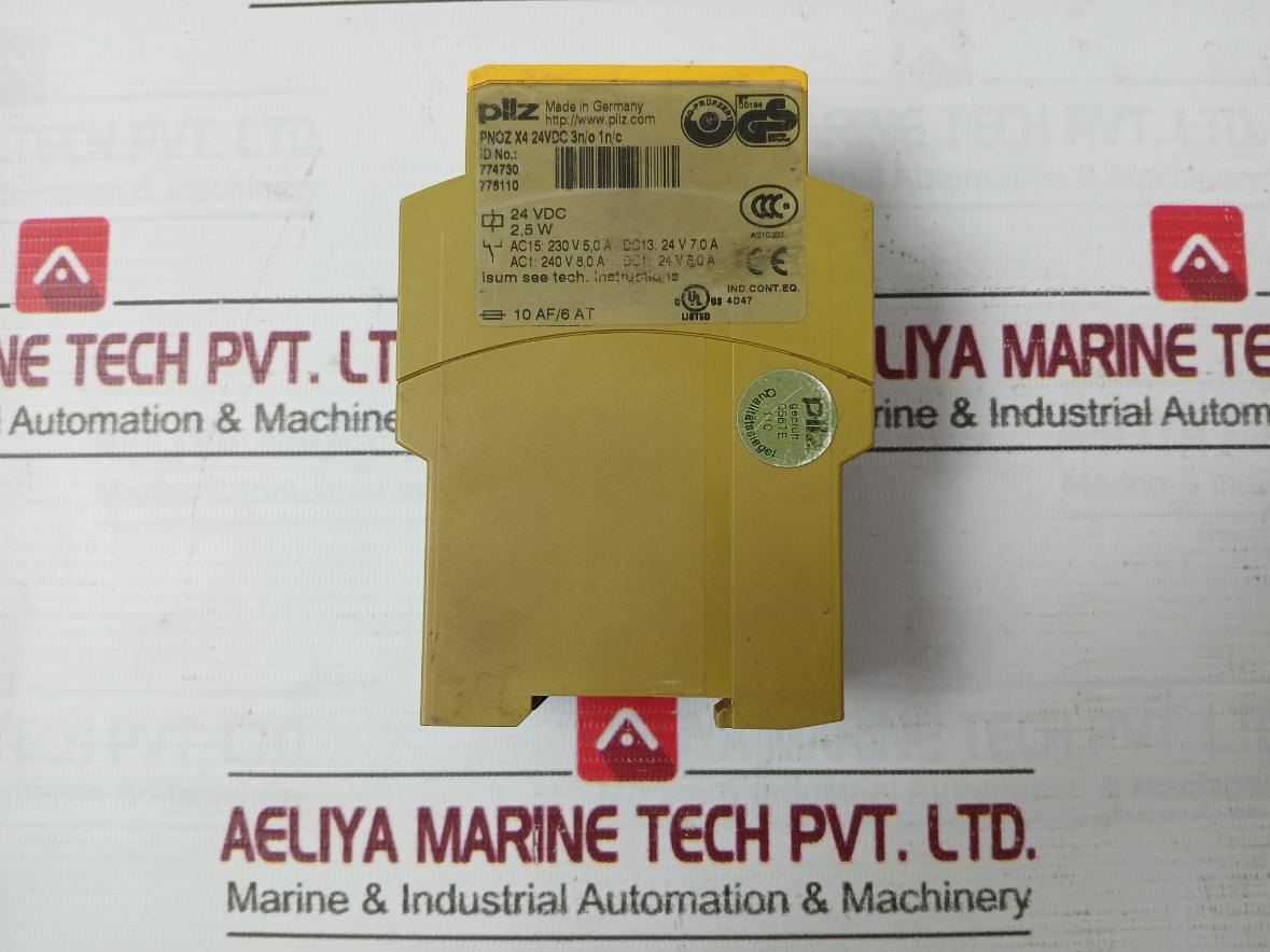 Pilz Pnoz X4 24Vdc 3N/O 1N/C Safety Relays 240V 8,0A