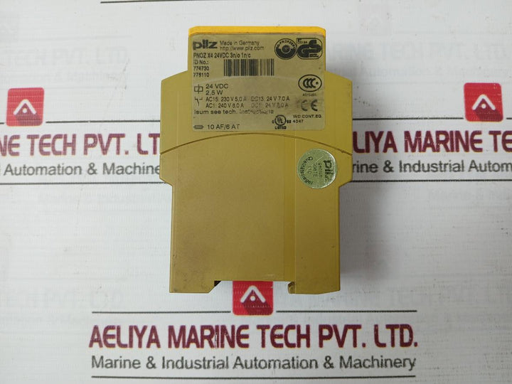 Pilz Pnoz X4 24Vdc 3N/O 1N/C Safety Relays 240V 8,0A
