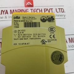 Pilz Pnoz X4 Safety Relay 24vdc 3n/o 1n/c 2.5 W