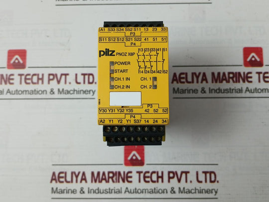Pilz Pnoz X8P 24 Vdc 3N/O 2N/C 2So Safety Relay 240V 8A 19818