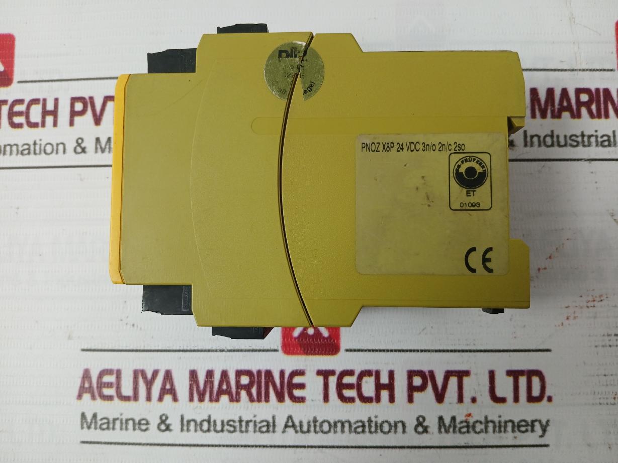 Pilz Pnoz X8P 24 Vdc 3N/O 2N/C 2So Safety Relay 24Vdc 3.5W 19818