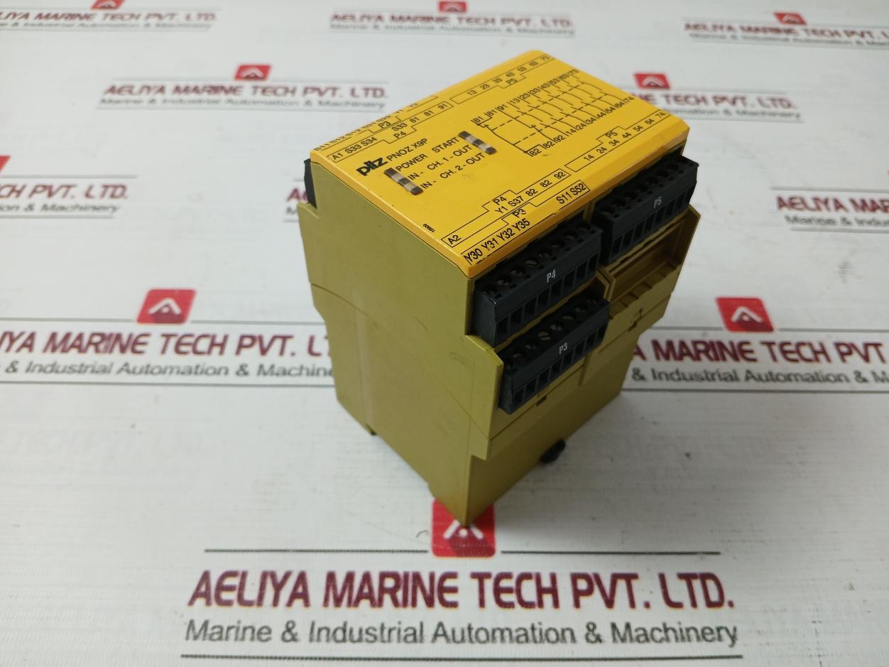 Pilz Pnoz X9P 24Vdc 7N/O 2N/C 2So Safety Relay 240V 8A 2000Va 19909