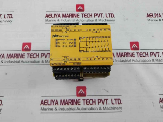 Pilz Pnoz X9P 24Vdc 7N/O 2N/C 2So Safety Relay 24Vdc 5.5W