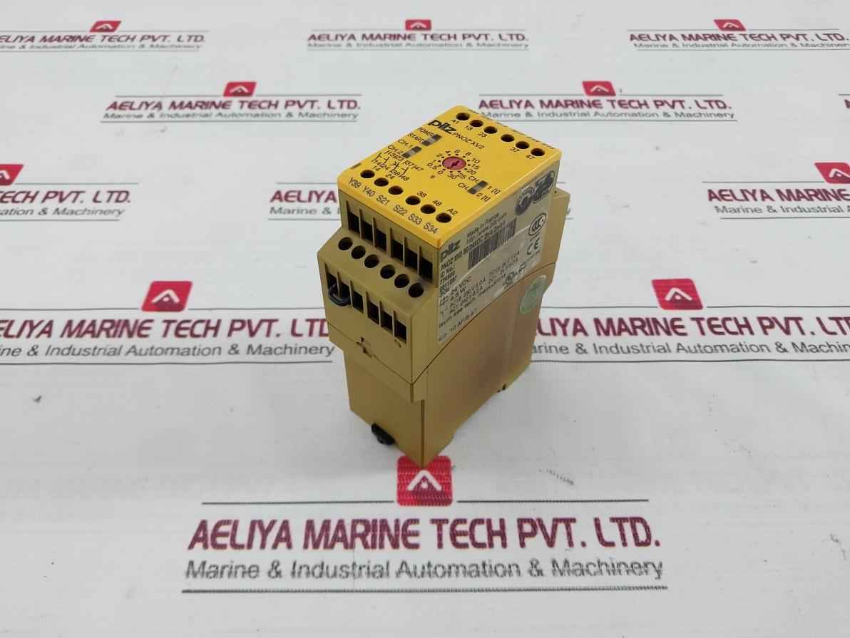 Pilz Pnoz Xv2 30/24Vdc 2N/O 2N/O T Safety Relay 24 Vdc 4.5 W