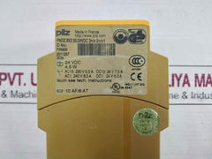 Pilz Pnoz Xv2 30/24Vdc 2N/O 2N/O T Safety Relay 24 Vdc 4.5 W