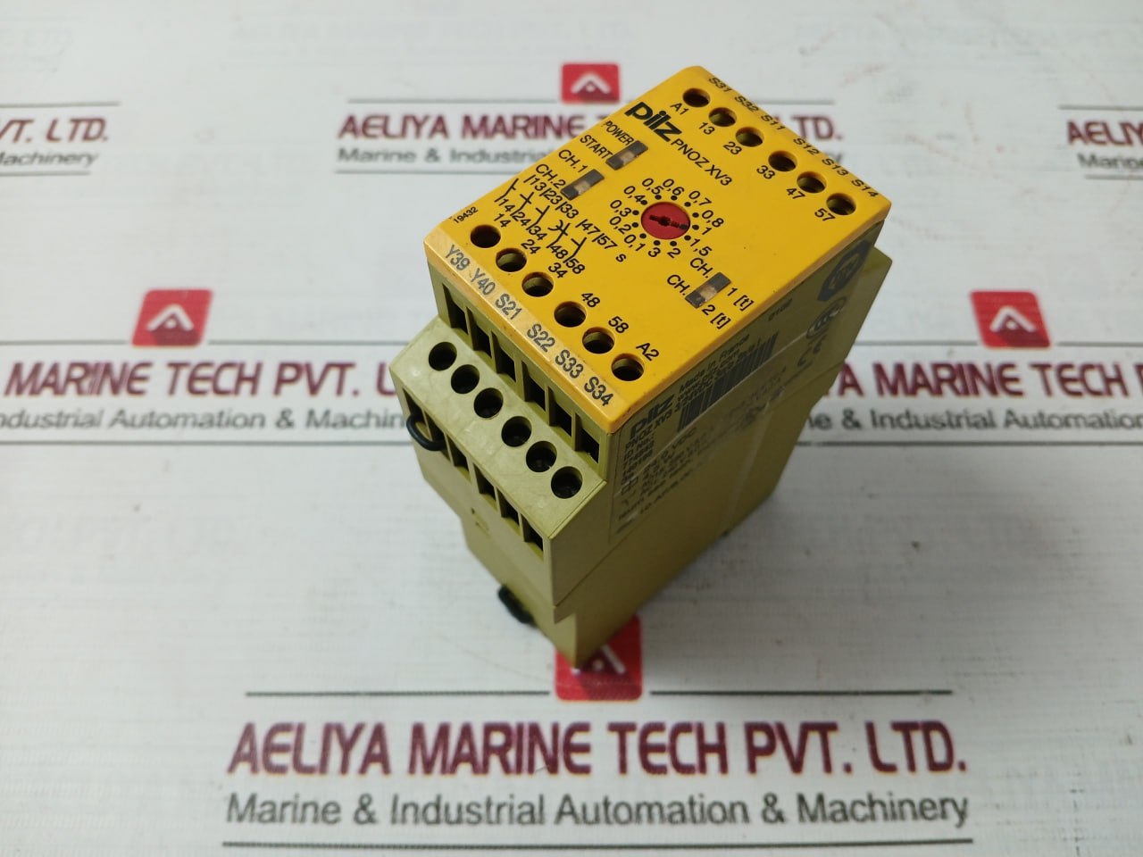 Pilz Pnoz Xv3 3/24Vdc 3N/O 2N/O T Safety Relay 774542 24,0Vdc 4,5W 230V 5,0A