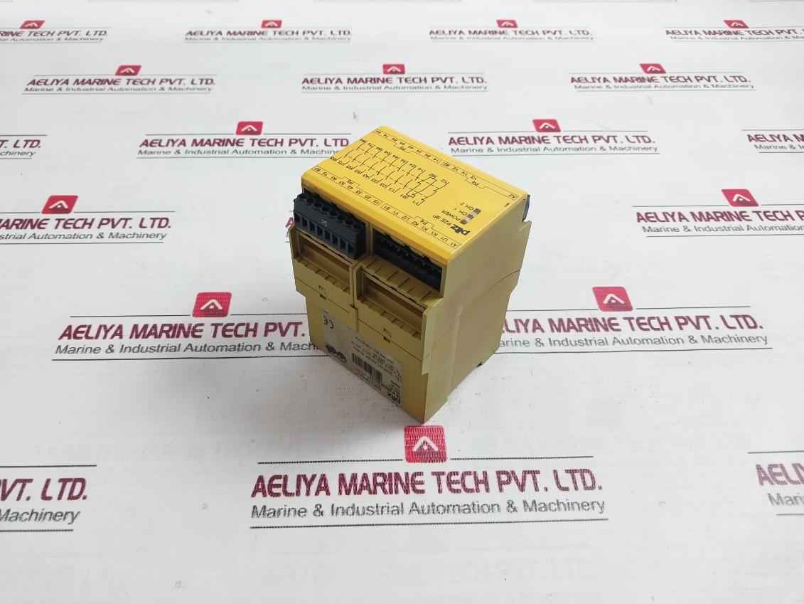 Pilz Pze 9P 24Vacdc 8N/O 1N/C Safety Relay 24Vac/Dc 3Va/3W 50-60Hz