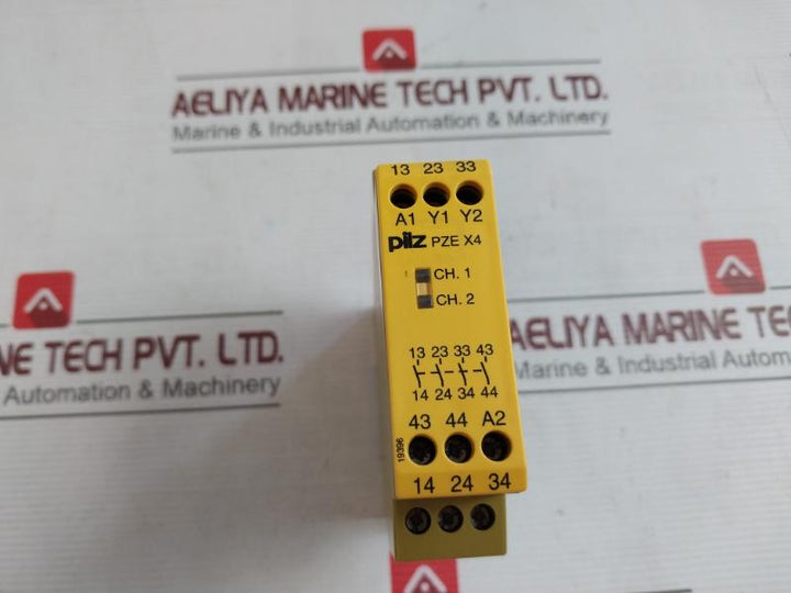 Pilz Pze X4 24Vdc 4N/O Safety Relay 774585 116371 2W 230V 5A 16A