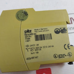 Pilz Pze X4 24Vdc 4N/O Safety Relay 774585 116371 2W 230V 5A 16A
