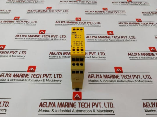 Pilz Pze X4 24Vdc 4N/O Safety Relay Module Id No. 774585, 24 Vdc, A010321