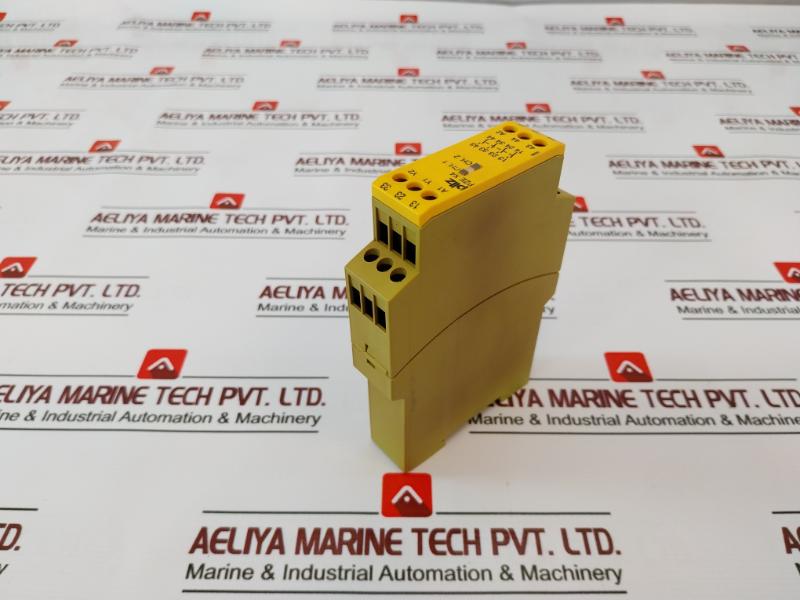 Pilz Pze X4 24Vdc 4N/O Safety Relay Module Id No. 774585, 24 Vdc, A010321