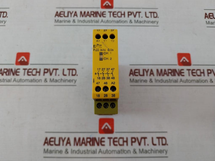 Pilz Pze X4V 0,5/24Vdc 4N/O Fix Safety Relay 24V Dc/2W 15814 774580