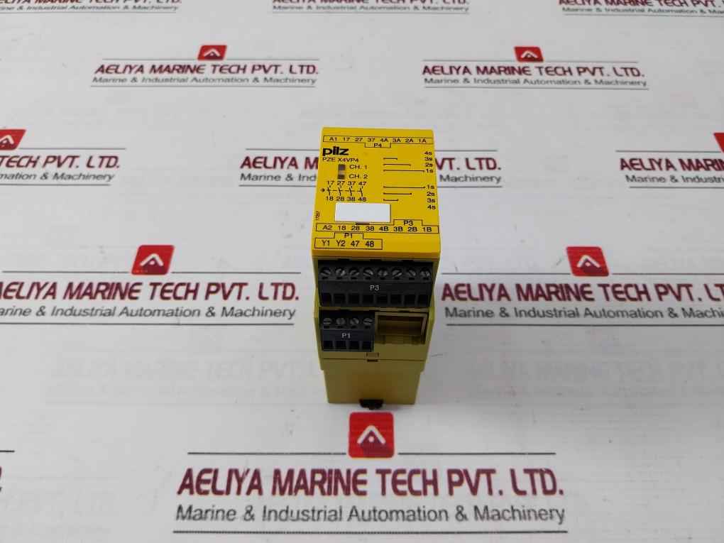 Pilz Pze X4Vp4 24Vdc 4N/O Safety Relay 24Vdc 2W 17257 24V 4A