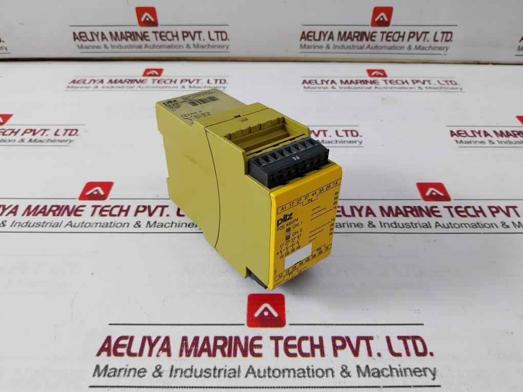 Pilz Pze X4Vp4 24Vdc 4N/O Safety Relay 24Vdc 2W 17257 24V 4A