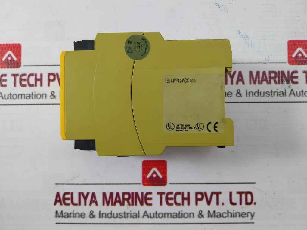 Pilz Pze X4Vp4 24Vdc 4N/O Safety Relay 24Vdc 2W 17257 24V 4A