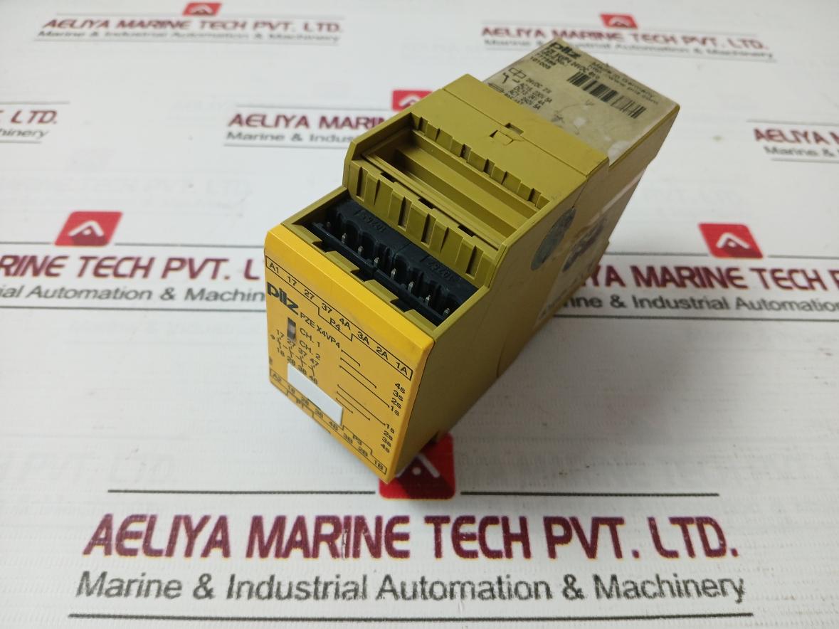 Pilz Pze X4Vp4 24Vdc 4N/O Safety Relay Expansion Module 777586 2W 230V 5A 24V 4A