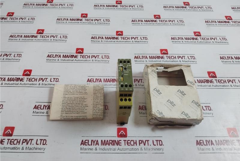 Pilz S1En Monitoring Unit Safety Relay 24-240Vac/Dc 884100128165 50-60Hz A054294