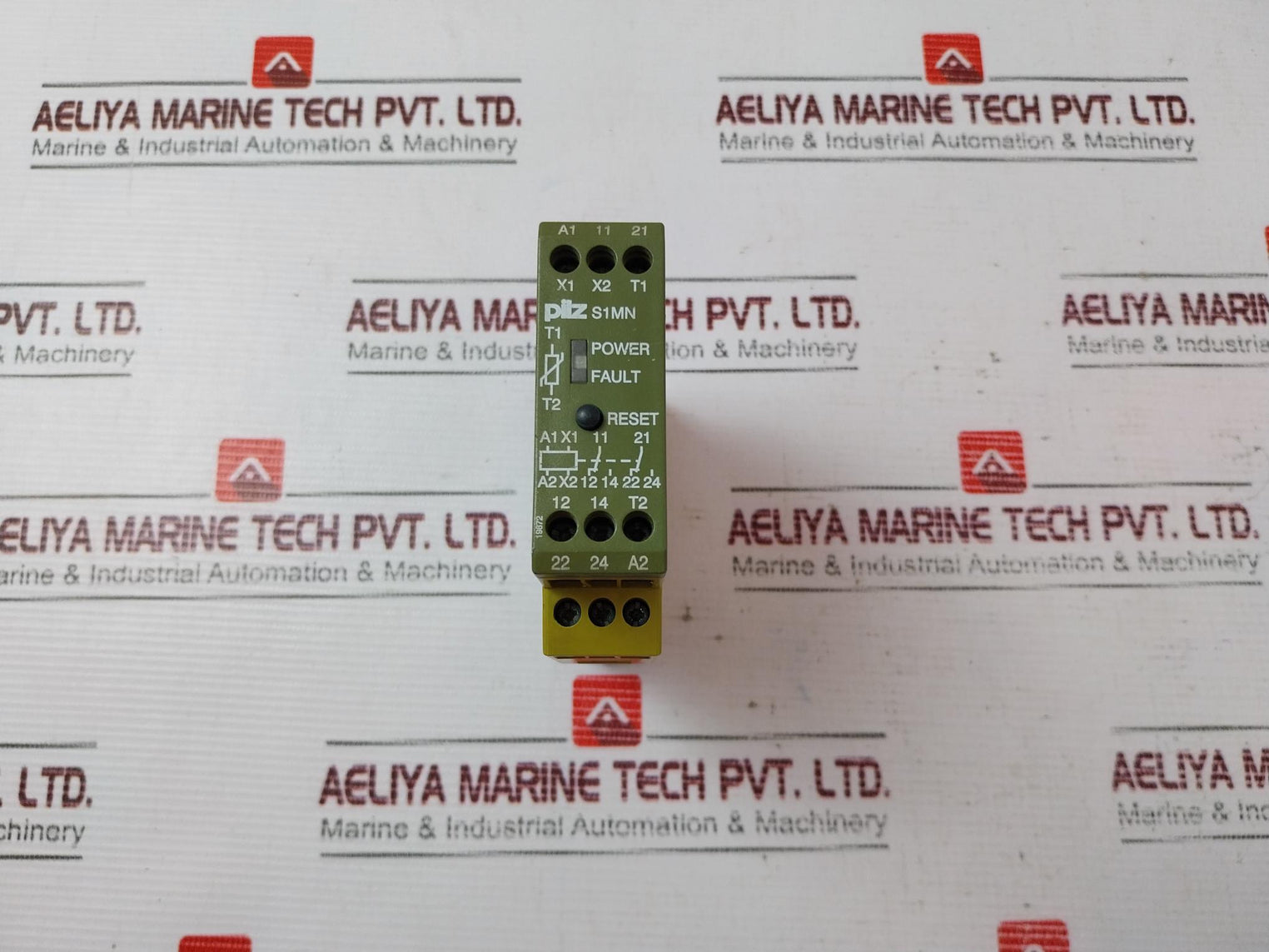 Pilz S1Mn 110Vac 2C/O Thermistor Monitoring Relay 110 Vac 3,5 Va 50-60Hz