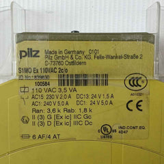 Pilz S1Mo Ex 110Vac 2C/O Monitoring Relay 110 Vac 3.5 Va