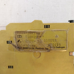 Pilz Zauv/30/1Uz Safety Relay 250V- 5A 1100Va 1,5-30 Sec 670115