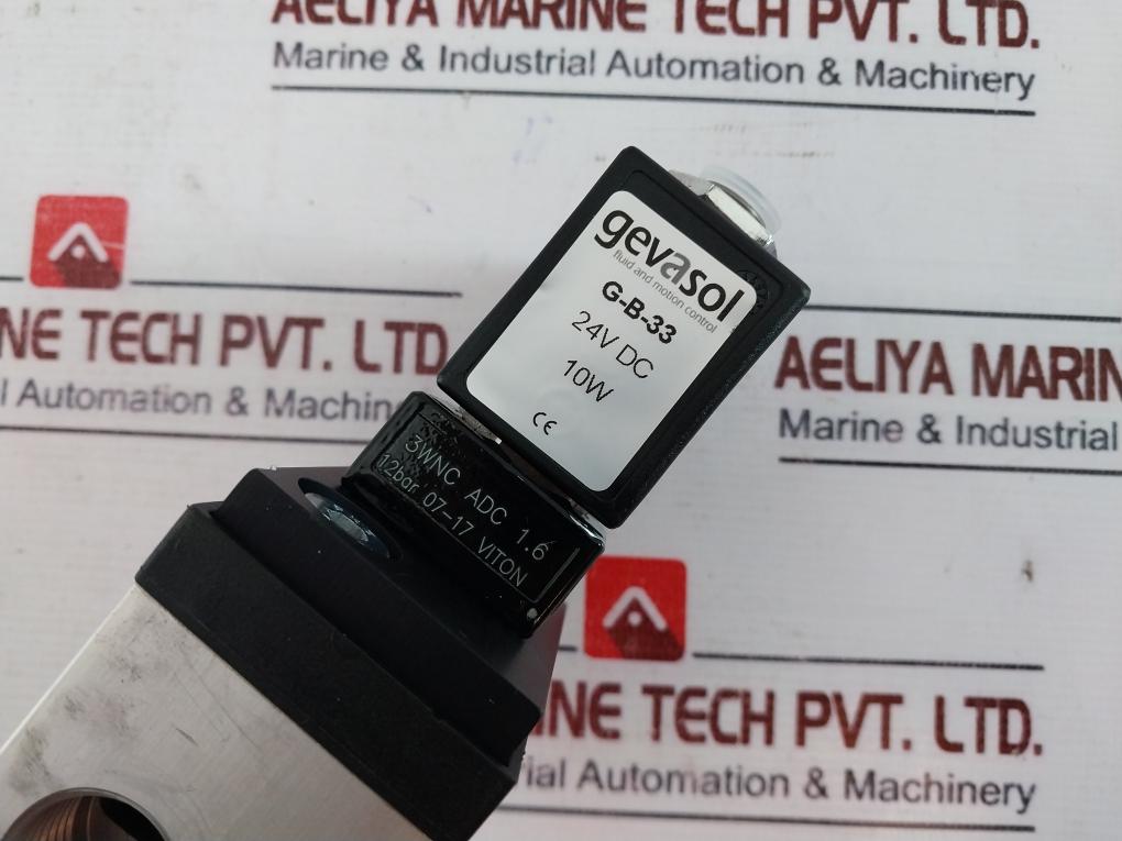 Pimatic 5124-45-2b Pneumatic Valve 24vdc 12bar In-line Venttilli 5/2