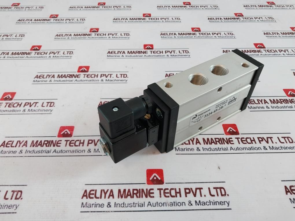 Pimatic 5124-45-2b Pneumatic Valve 24vdc 12bar In-line Venttilli 5/2