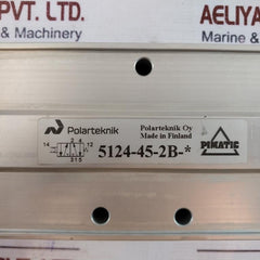 Pimatic 5124-45-2b Pneumatic Valve 24vdc 12bar In-line Venttilli 5/2