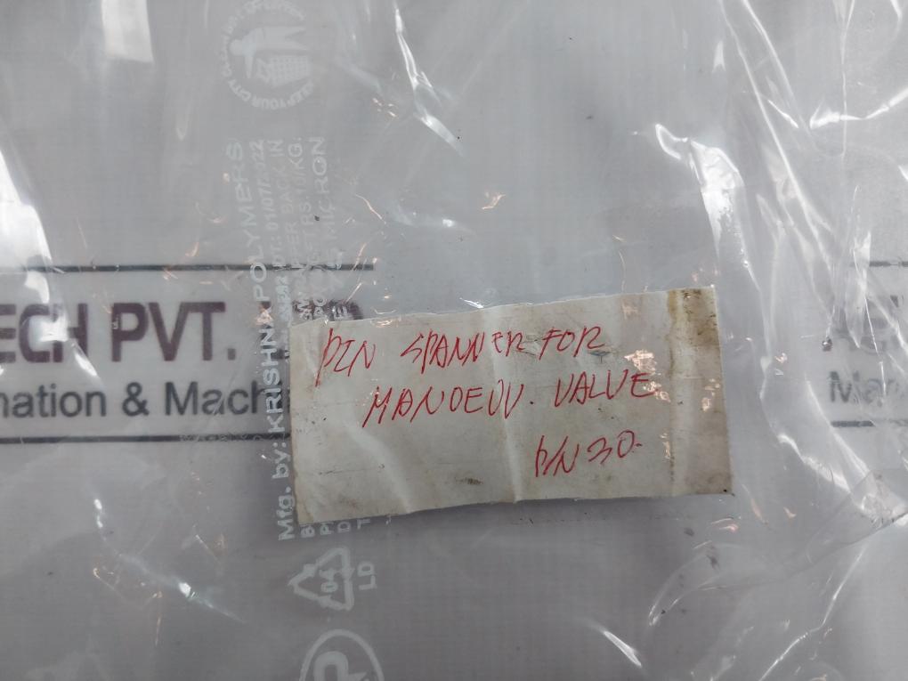 Pin Spanner For Manoeuvre Valve P/N 30