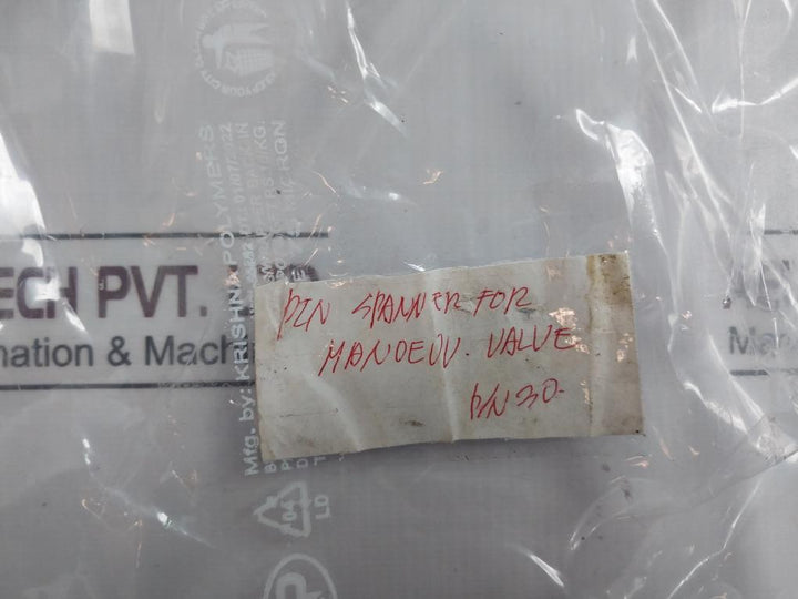 Pin Spanner For Manoeuvre Valve P/N 30