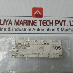 Spares Ball Valve Pip-0235.005 Brnd Pekos