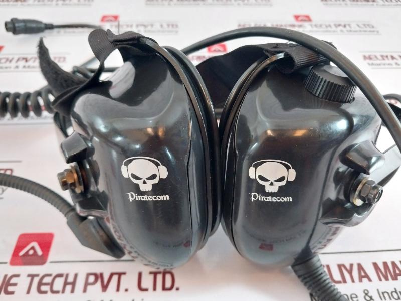 Piratecom Headset Noise Reduction Over Head Communication Phone