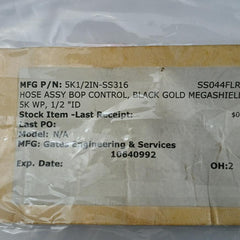 Pirtek Pfa-5000-08K Bop Control Hose 0.7M 5K1/2In-ss316