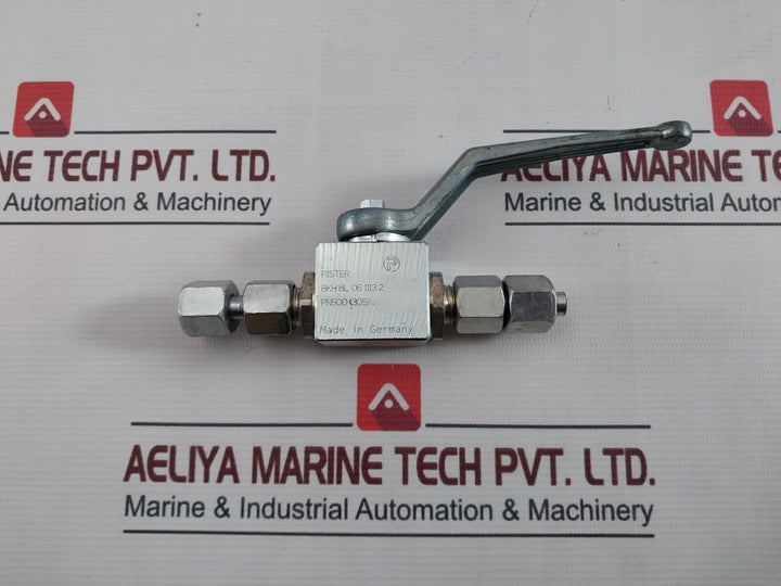 Pister 8L 06 1113 2 Hydraulic Ball Valve Sw9 J4
