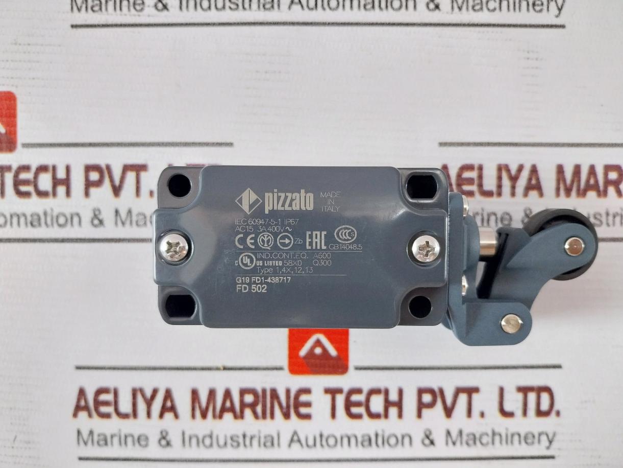 Pizzato Fd 502 Position Switch Ip67 Ac15 3A 400V, Iec 60947-5-1