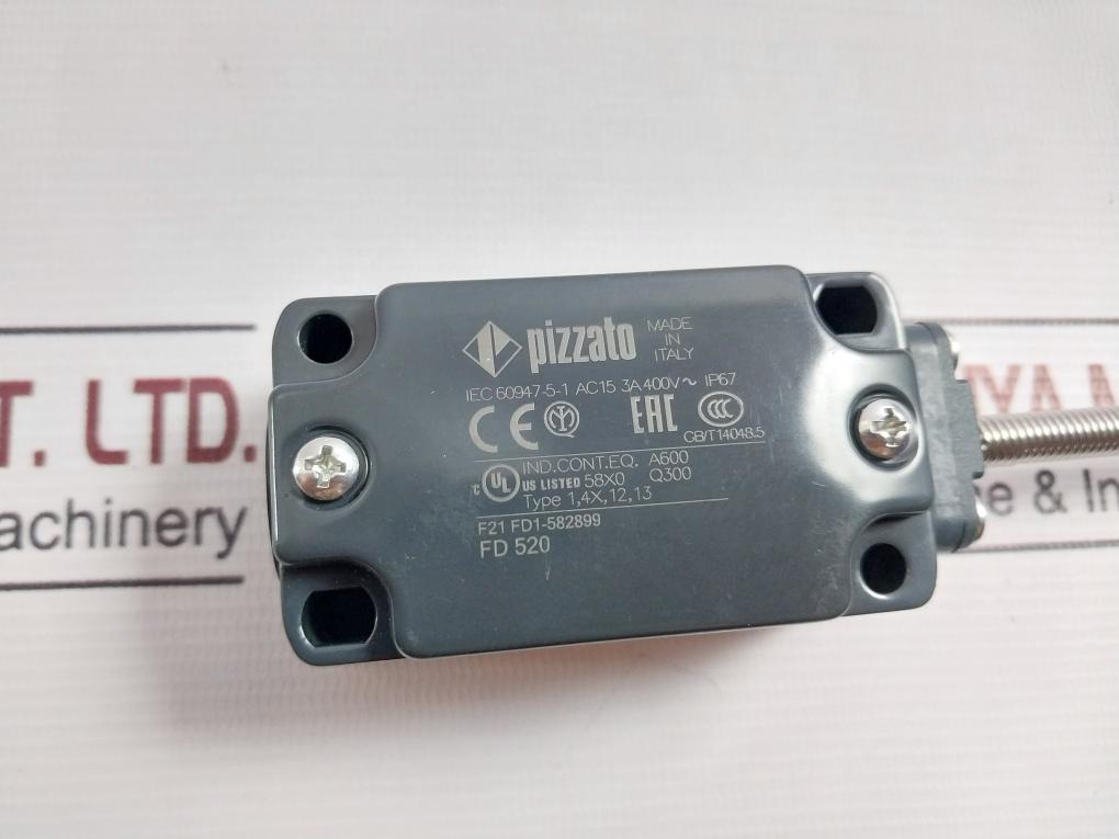 Pizzato Fd 520 Position Switch Ac15 3A 400V Ip67Pizzato Fd 520