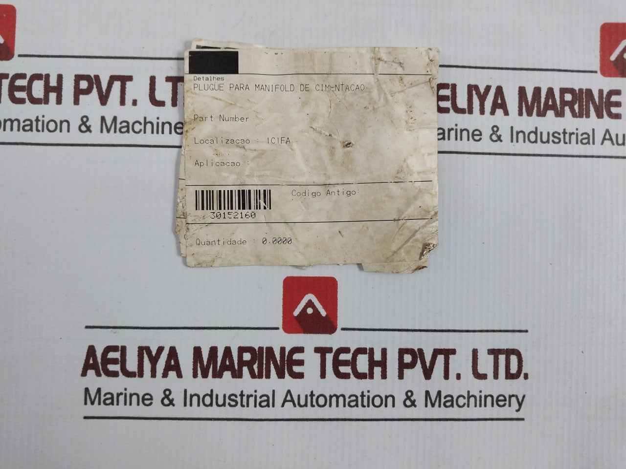 Pl3-15-002 Cementing Manifold Plug M36378-29