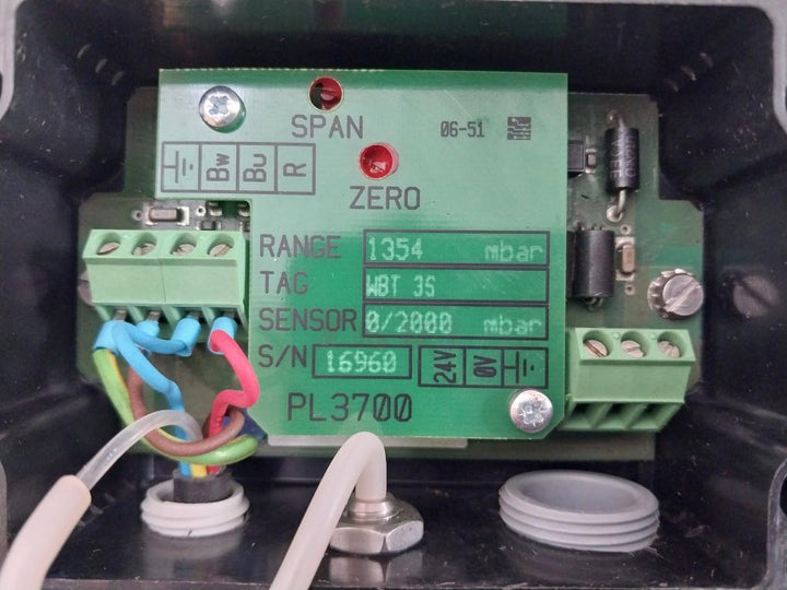 Pl 3700 Pressure & Level Transmitter 0/2000 Mbar Enraf Marine 5-meter