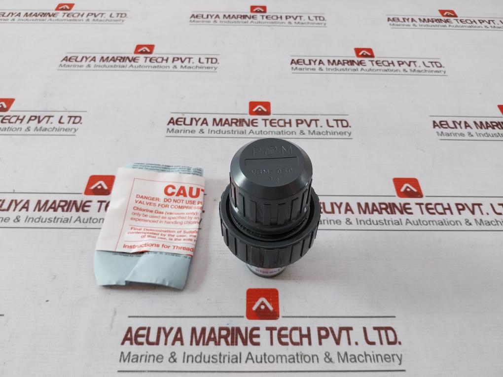 Plast-o-matic Valves Vbm050V-pv Vacuum Breaker 1/2