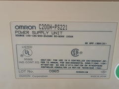 Plc-Power-Supply-Unit-200-240Vac-50-60Hz-00302010B-Omron-C200H-PS221-210237-9