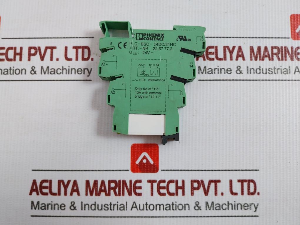 Plc-bsc-24Dc/21Hc Relay Socket Terminal Block 24V Dc Phoenix Contact