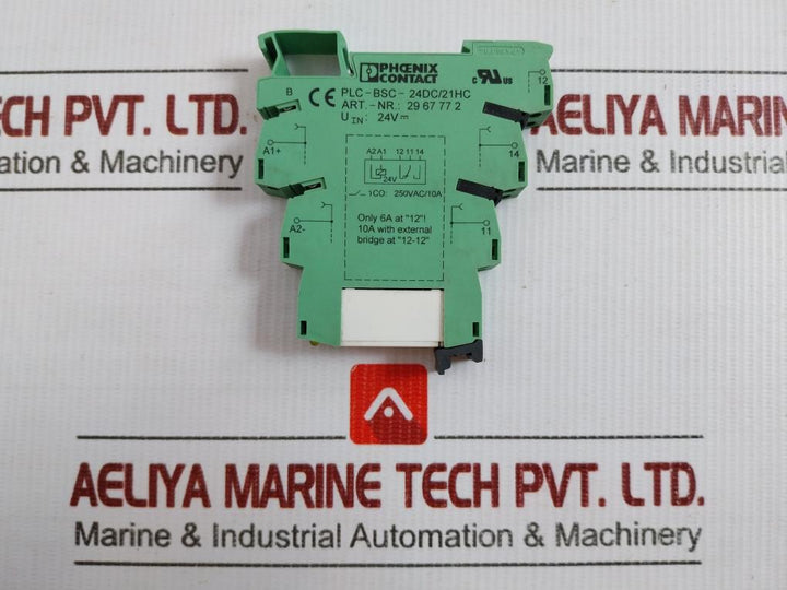 Plc-bsc-24Dc/21Hc Relay Socket Terminal Block 24V Dc Phoenix Contact