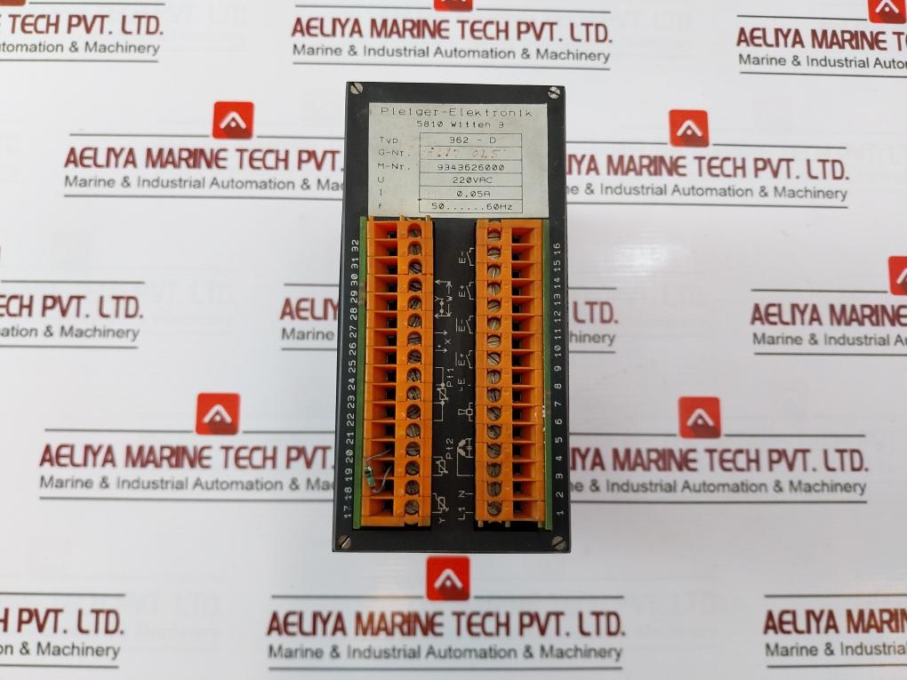 Pleiger-elektronik 362-d Controller 5810 Witten 3 9343626000 220Vac 50-60Hz