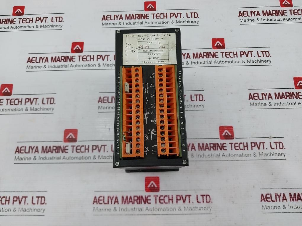 Pleiger-elektronik 362-d Controller 9343626000 50/60Hz 7Ansum