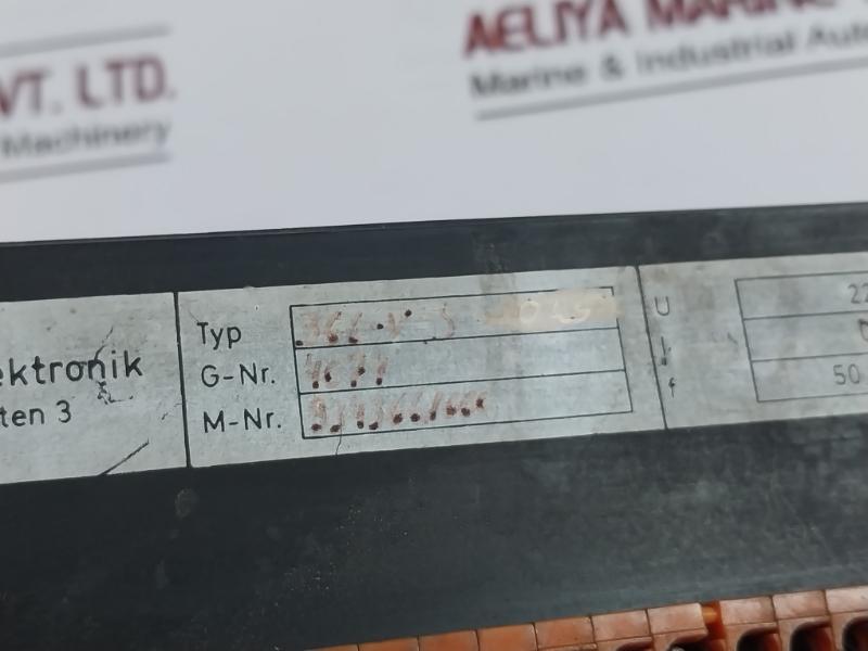 Pleiger-elektronik 5810 Witten 3 Controller 366-k/366-v 220Vac 0.05A 50-60Hz