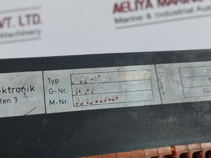 Pleiger-elektronik 5810 Witten 3 Controller 366-k/366-v 220Vac 0.05A 50-60Hz
