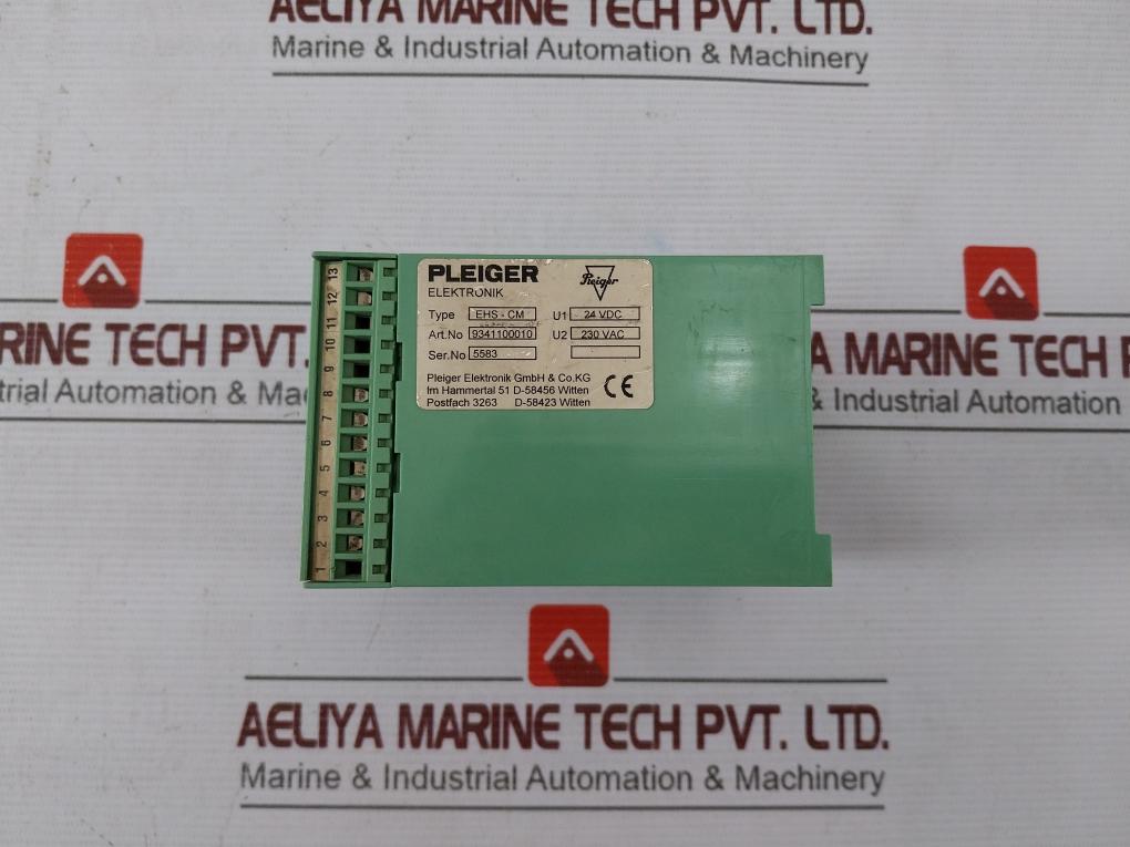 Pleiger Ehs-cm Control Module 230 Vac Eg 67,5-gmf 9341100010