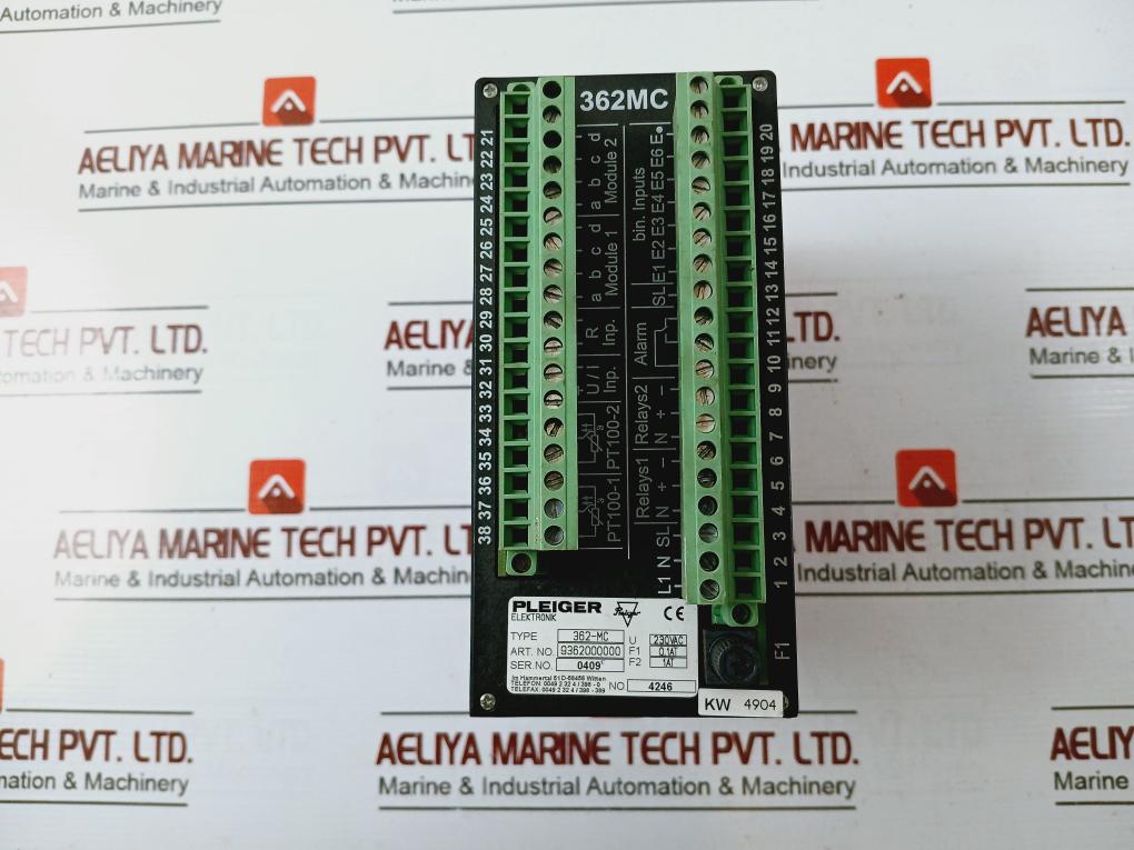 Pleiger Elektronik 362-mc Multi Function Controller 230vac