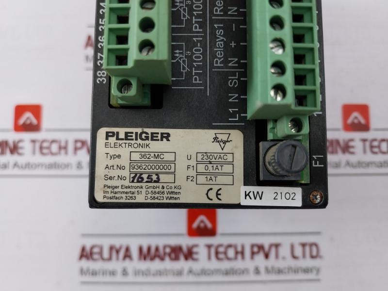 Pleiger Elektronik 362-mc Multifunction Controller 9362000000
