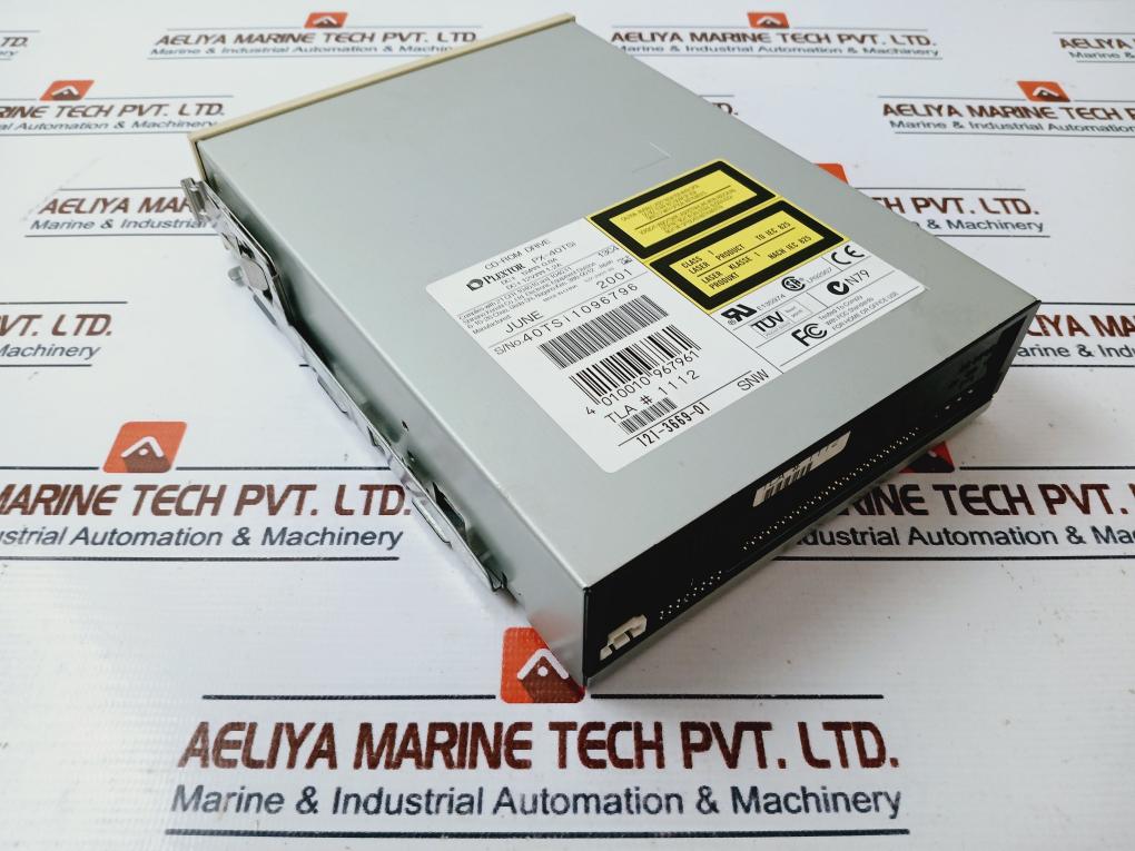 Plextor Px-40Tsi Ultraplex 40Max Cd-rom Drive 15636 Class 1 5V-12Vdc 0.8A-1.2A