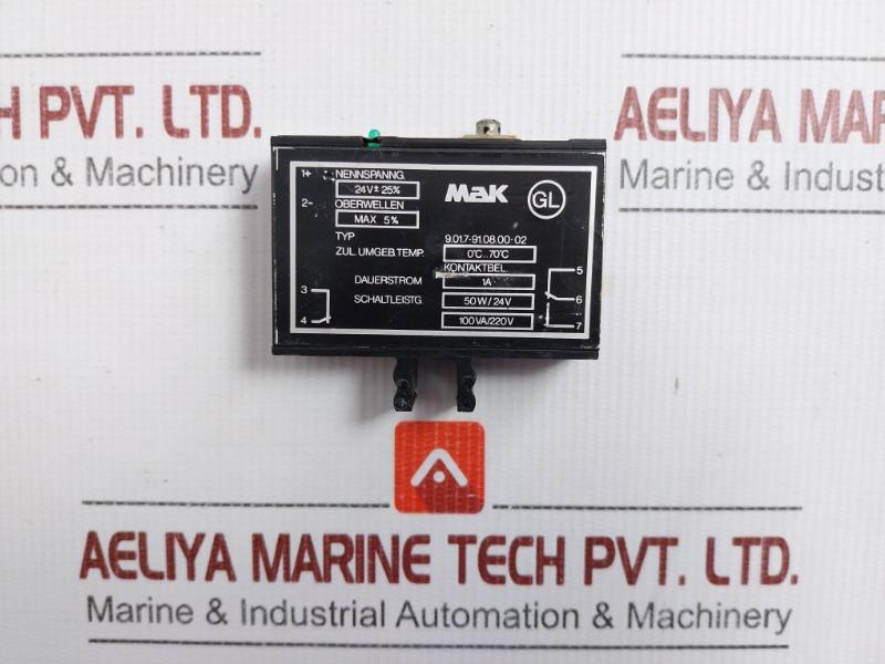 Plug-in Relay 24V Mak 9.01.7-91.08.00-02